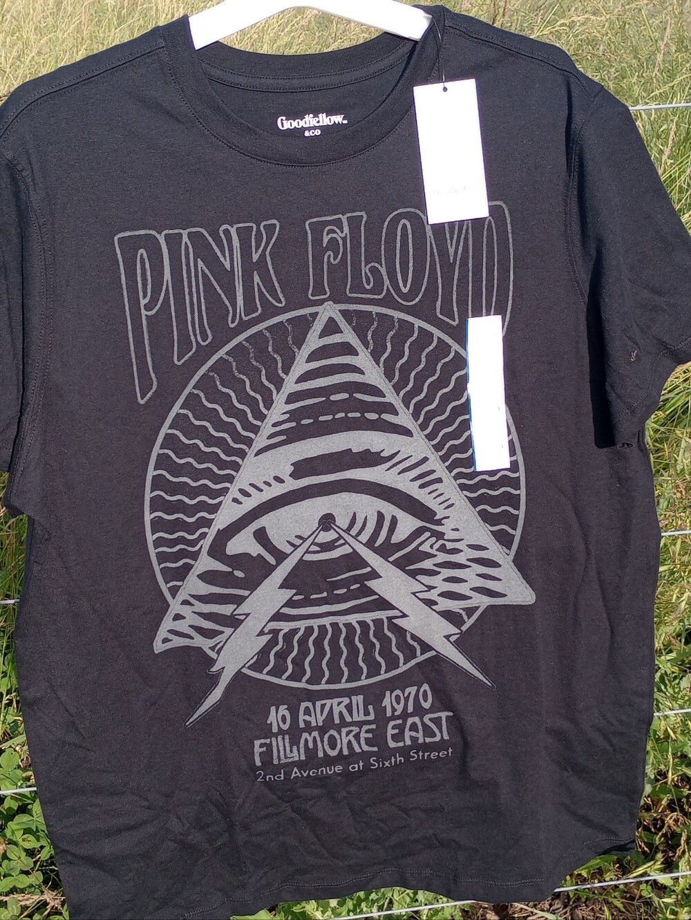 NWT Goodfellow & Co Black Pink Floyd Graphic Tee Multiple Sizes Multi Quantity